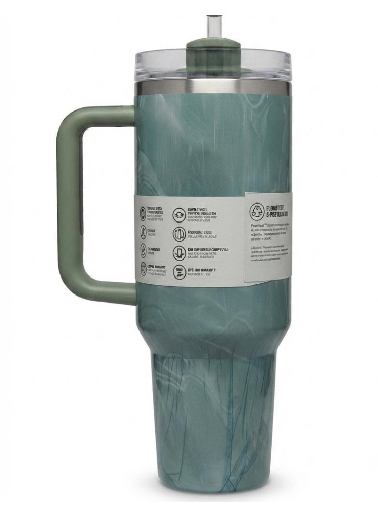 Stanley Quencher H2.0 FlowState Stainless Steel Vacuum Insulated Tumbler with Lid and Straw for Water, Iced Tea or Coffee, Smoothie and More, 40 oz - Image 2