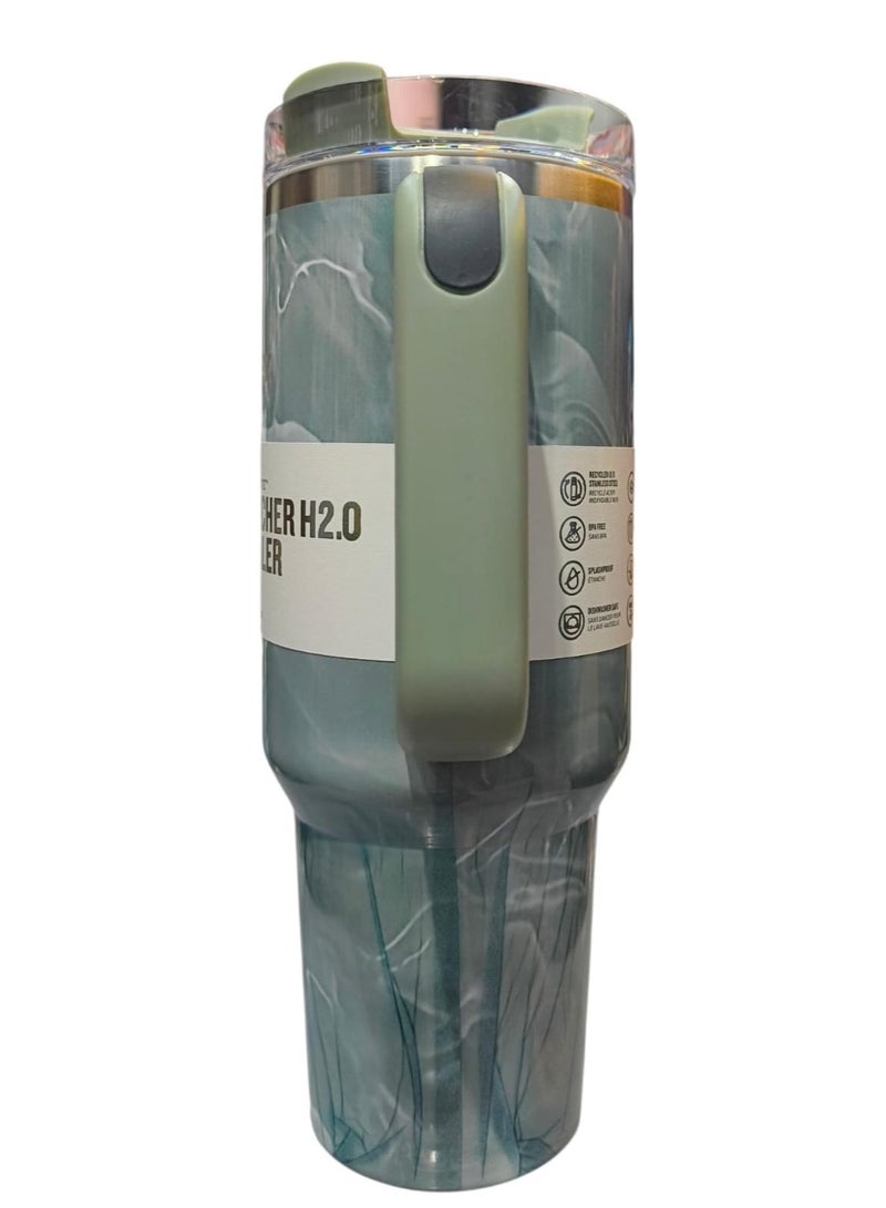 Stanley Quencher H2.0 FlowState Stainless Steel Vacuum Insulated Tumbler with Lid and Straw for Water, Iced Tea or Coffee, Smoothie and More, 40 oz - Image 4