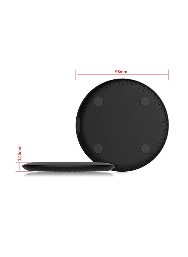 Slim Wireless Charger, 15W Max Fast Wireless Charging，Compatible with iPhone 14/13/12/12 Pro Max/12 Mini/11/XR/X/8 Plus, Samsung Galaxy S23/S22/S21/S20 Ultra/S10/S9/Note 10（Black) - Image 2