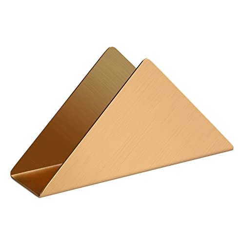 Lidwot Golden Stainless Steel304# Napkin Holder for Table,Metal Standing Tissue Dispenser Organizer for Kitchen Dining Table,Cocktail Picnic Bar Napkins Holder,Upright Metal Napkin Dispenser.1 Piece - Image 1