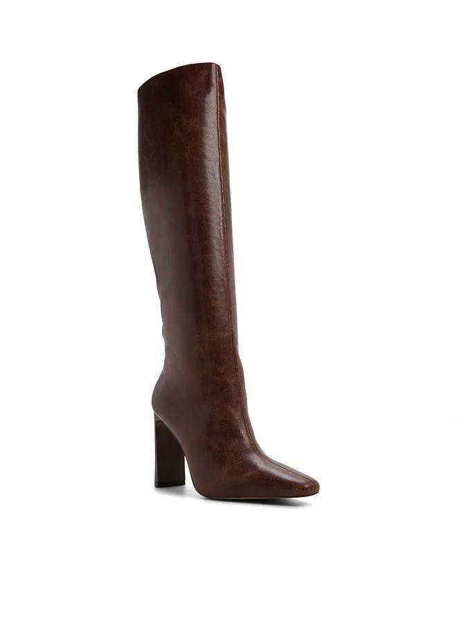 Aldo  Elyne Ladies Brown Knee-High Boots for Women | Best Price UAE