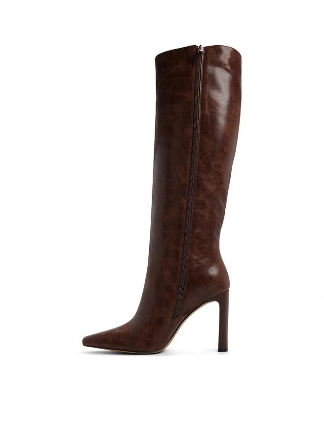 Aldo  Elyne Ladies Brown Knee-High Boots for Women | Best Price UAE