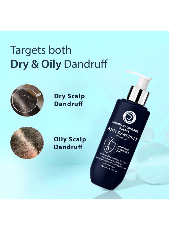Dermistry Anti-Dandruff Shampoo 200ml for Men and Women - Image 4