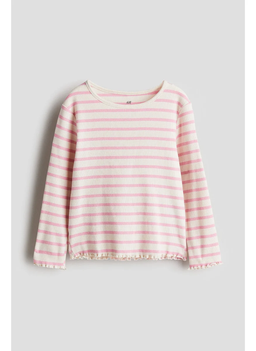 H&M Long-Sleeved Jersey Top