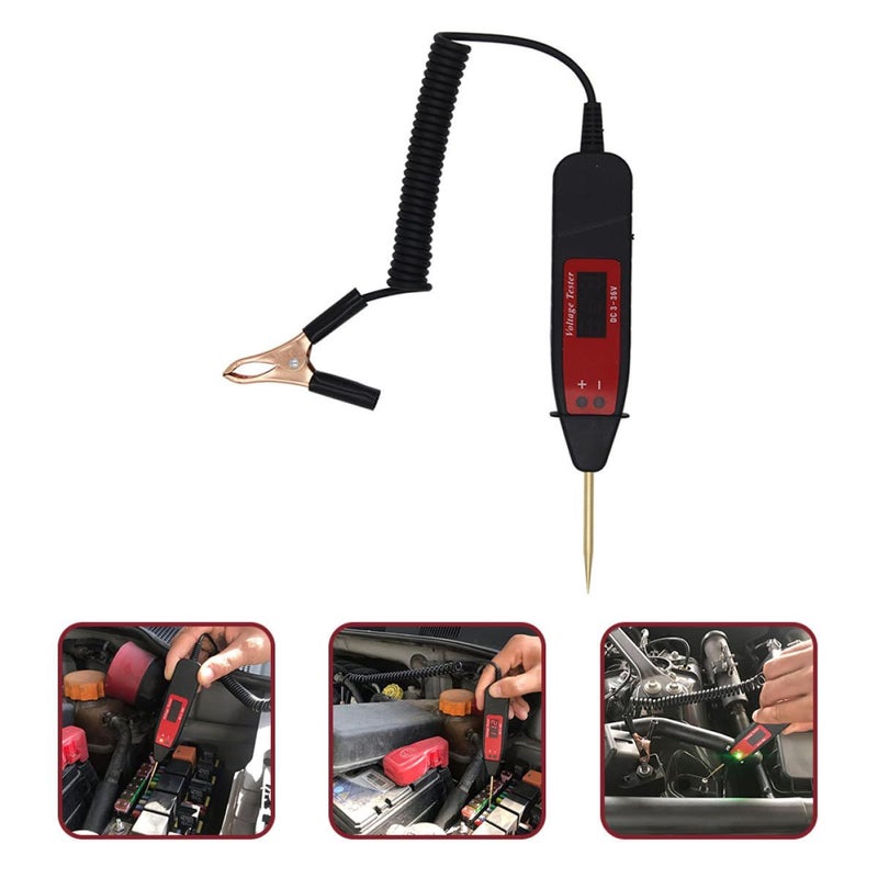 Digital Car Circuit Tester With LCD Display For Automotive Voltage Detection - Image 4