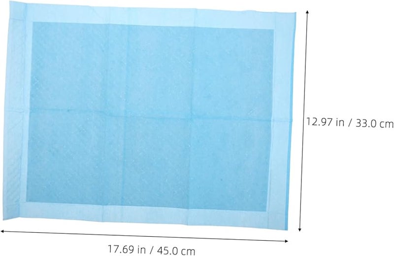 حفاضات قفص الطيور القابلة للتصرف 10 قطع، ورق ماص أزرق سماوي، صينية ببغاء - Image 2