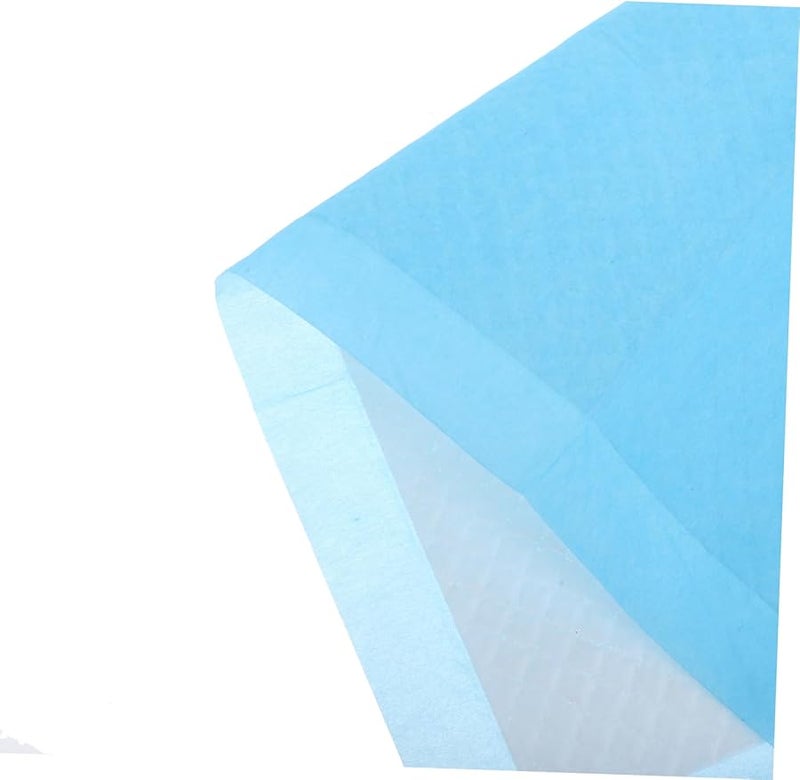 حفاضات قفص الطيور القابلة للتصرف 10 قطع، ورق ماص أزرق سماوي، صينية ببغاء - Image 3