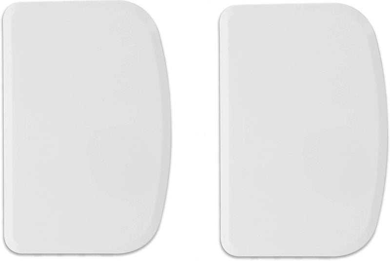 Royalty Essentials Sourdough Plastic Bench Dough Scraper Bowl Flexible Food-safe Cutter Flexible Multipurpose Good Grip Curved and Flat Edge Dough Food Scrapers for Kitchen Bread Dough Cake Fondant Icing 2 Pack - Image 1