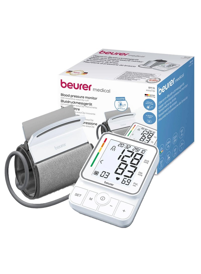 Beurer Bm 51 Easyclip Upper Arm Blood Pressure - Image 1