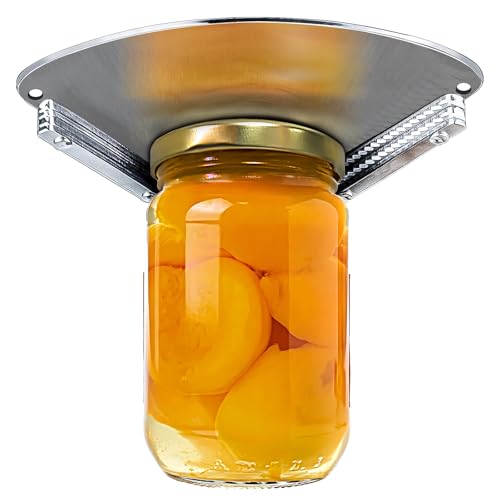 UCerdveos Upgraded Stainless Steel Under Cabinet Jar Opener for Seniors, Under Cabinet Jar Openers for Weak Hands, Jar Lid & Bottle Cap Opener Tool, Under Counter Can Opener, One Handed Jar opener - Image 1