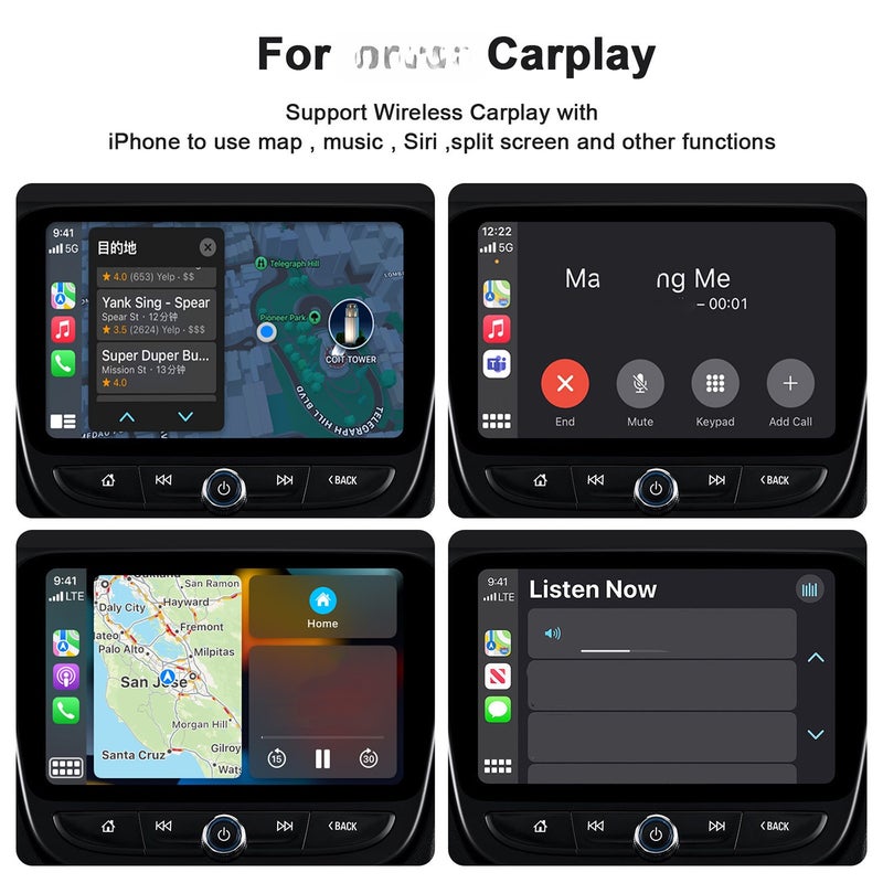 Wireless Carplay adapter for iPhone, wired to wireless encryption dongle, car Bluetooth adapter with USB A/USB C, low latency, easy to set up, supports cars originally with wired Carplay and iPhone iOS 10+ - Image 5