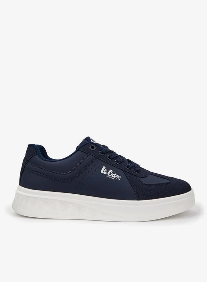 Lee Cooper Men's Panelled Lace-Up Sneakers