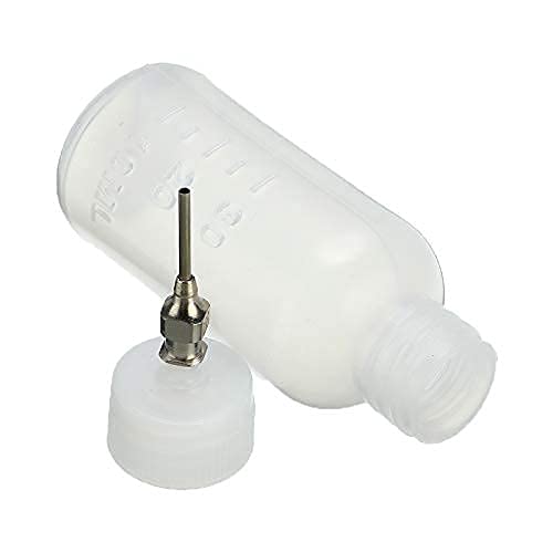 Tiebeauty 8Pcs Needle Oiler (1 OZ), Glue Applicator Bottles Needle Tip Squeeze Bottles Precision Gun Oil Bottle with 16 Blunt Tips for Crafts, Hinges, Liquids, Paint  - Image 5