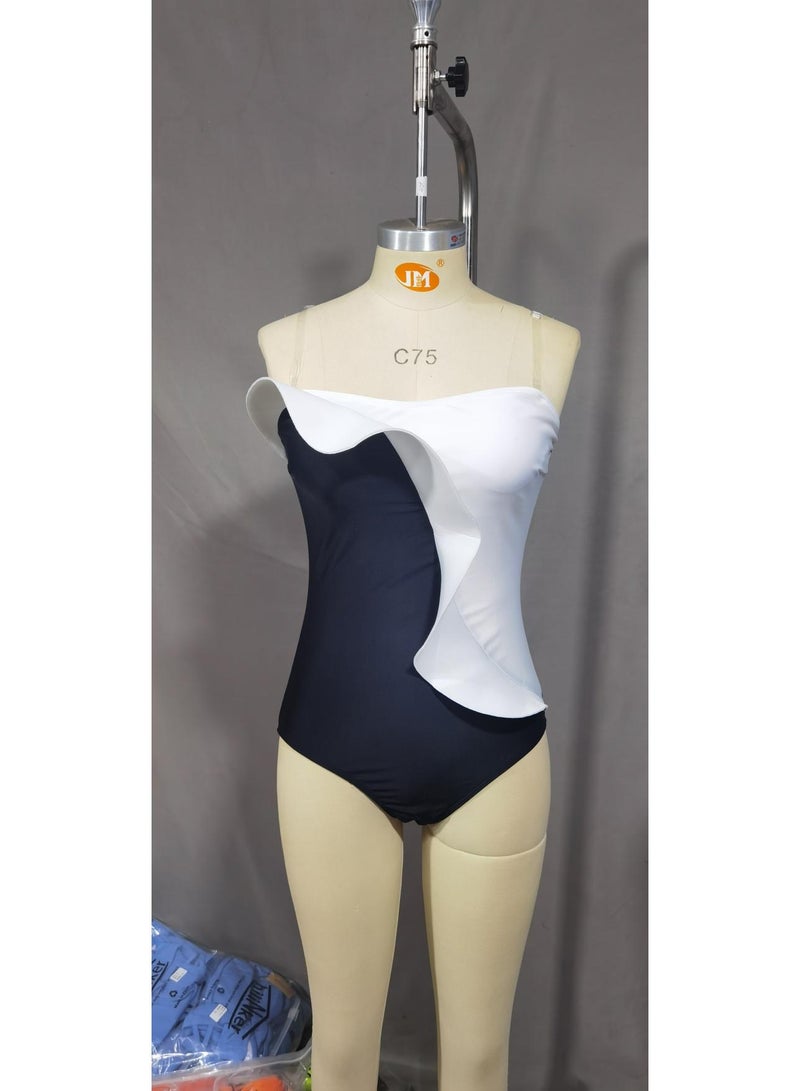 2-Piece Women Swimsuit With Skirt Holiday Beach Dress Covering The Belly High Waisted Swimsuit Fashionable Surfing Wear Summer - Image 4