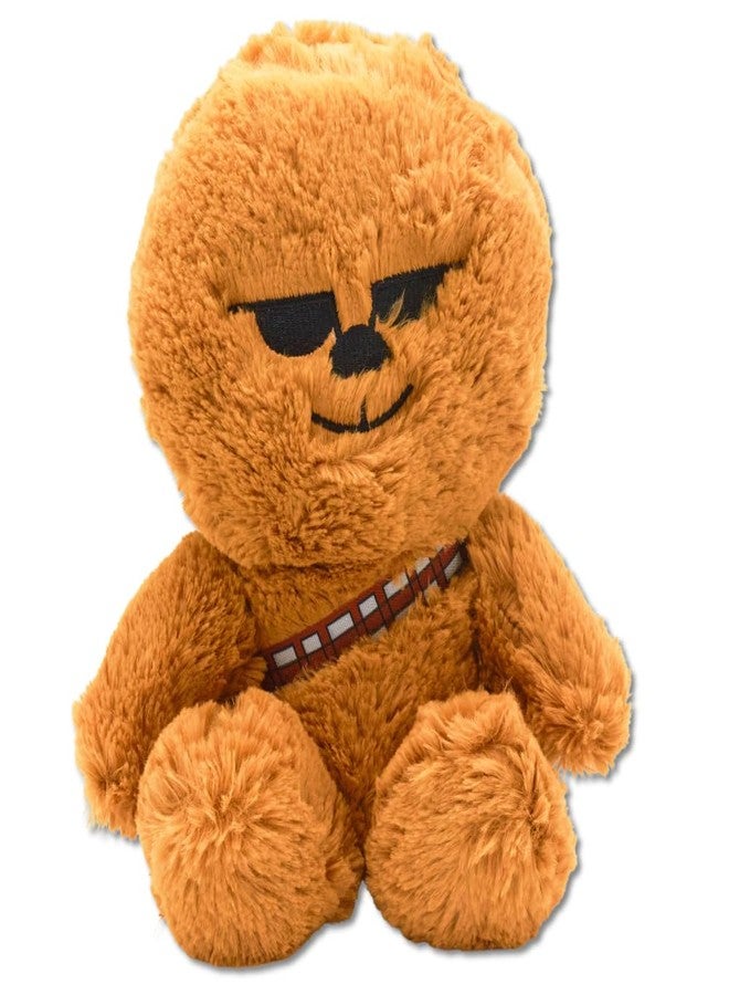 Buckle Down Buckle-Down Star Wars Squeaky Plush Dog Toy for Large, Medium & Small Dogs, Chibi Chewbacca Sitting Pose, 4.5" x 6" - Image 1