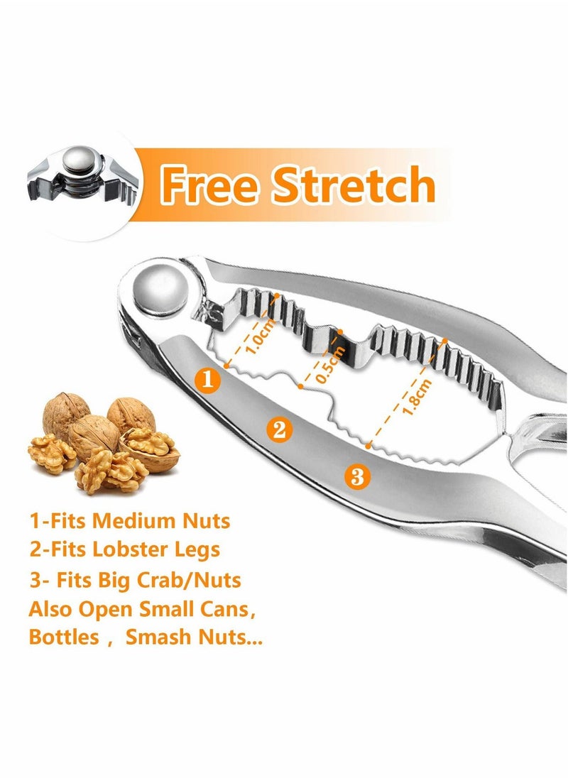 Generic - Shellfish Crab Claw Cracker Seafood Lobster Crackers and Tools 4 Pack Nut Crackers for Crab Legs - Image 1