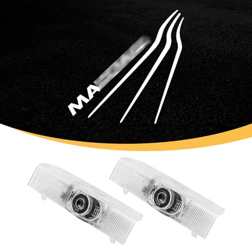 JCRNBU 2PCS Car Door Lights Logo for Maxima 2004-2021, Puddle Lights LED Welcome Lights Accessories, Door Courtesy Light LED Ghost Shadow Lights - Image 1