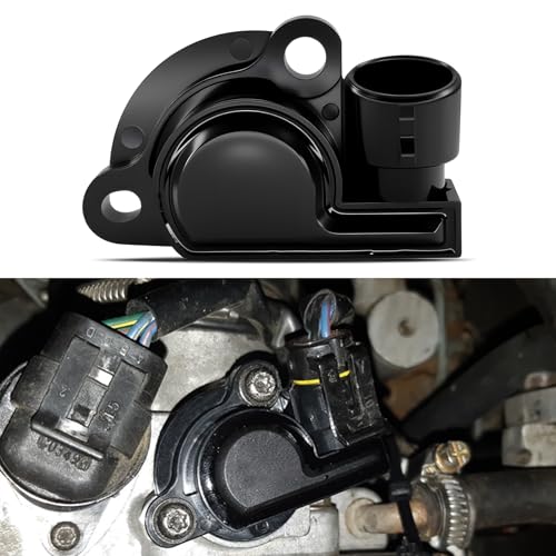 Rebvugr Throttle Position Sensor TPS Throttle Body Sensor TPS Accelerator Pedal Fuel Idle Control Valve Sensors Gas Engine Accessories for Chevy Buick Daewoo Replace OEM17087400 17088026 17111815 - Image 1