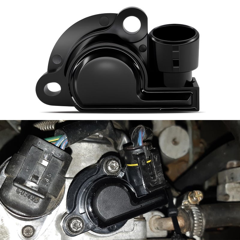 Rebvugr Throttle Position Sensor TPS Throttle Body Sensor TPS Accelerator Pedal Fuel Idle Control Valve Sensors Gas Engine Accessories for Chevy Buick Daewoo Replace OEM17087400 17088026 17111815 - Image 3
