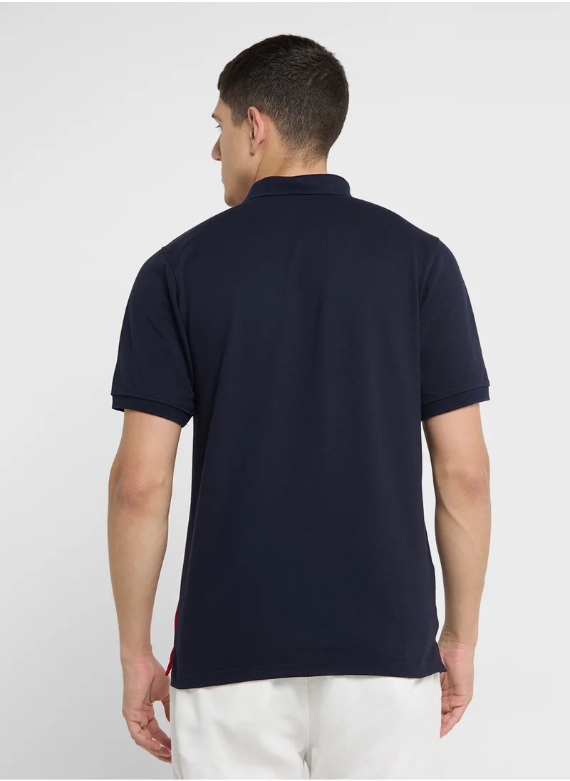 Robert Wood Essential  Colorblock Polo Shirts