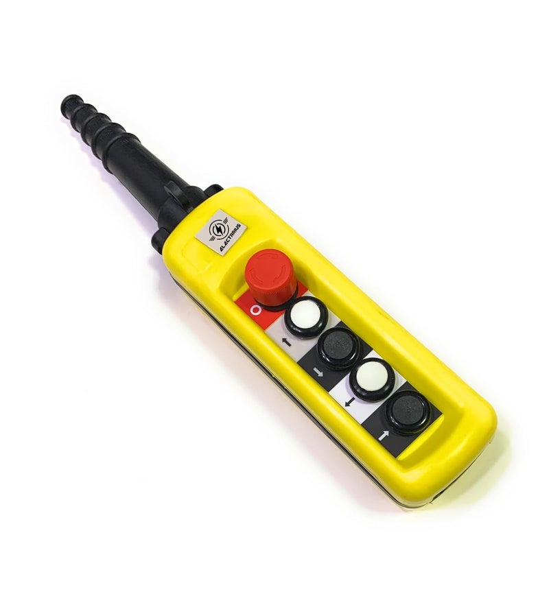 ELECTRRIUS قلادة إلكترية بأربعة أزرار مع زر إيقاف الطوارئ تتضمن ستة أزرار ضغط للتحكم المتنوع - Image 1