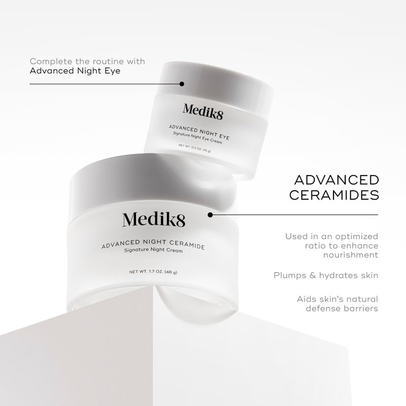 Medik8 Advanced Night Ceramide - Signature Anti Aging Night Cream for Face - Face Moisturizer with Skin Tightening Ceramides and Antioxidants - 1.7 oz - Image 5