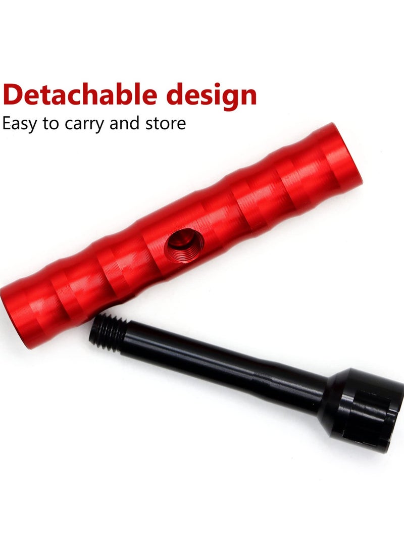 SYOSI, T Shape Car Dent Repair Kit, Car Paintless Dent Puller Dent Removal Tool Kit with 18 Blue Gasket Plastic Suction Cup, Portable Auto Body Tools Hammer Kits - Image 3