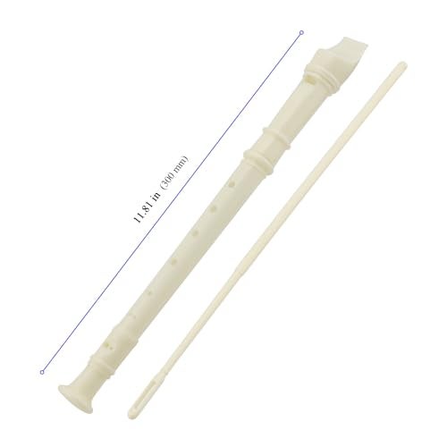 YUENPUN 40 PCS 8 Hole Recorder Instrument, Soprano Descant Recorder Musical Instruments with Cleaning Rod, Plastic Flute Instrument for Beginners School Student Music Instrument - Image 2