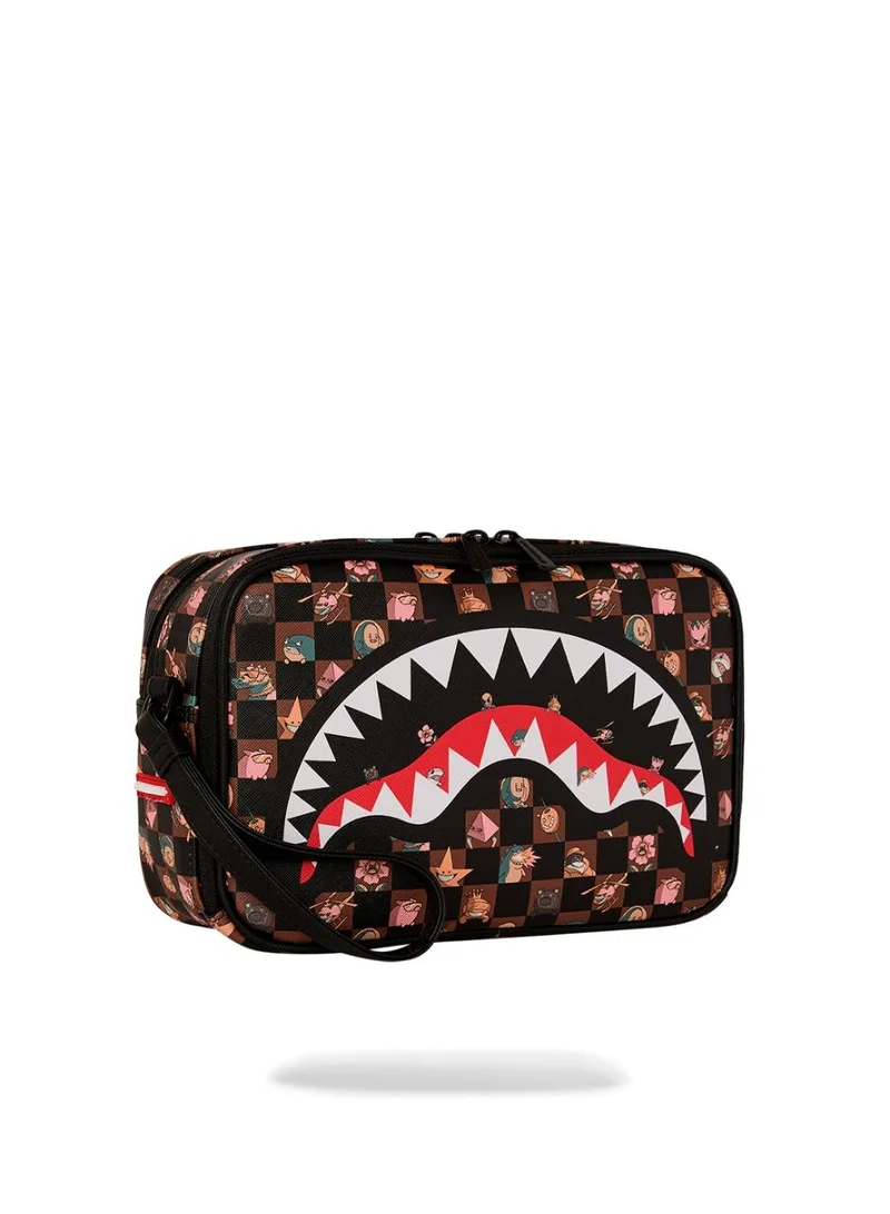 SPRAYGROUND PEEKING CHARACTERS REMIX TOILETRY BRICK
