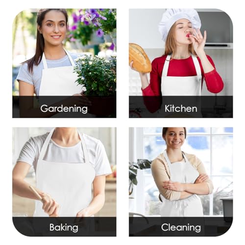 Avalon Kitchen white apron for women white aprons for adults chef apron for men grilling aprons for men - Image 5