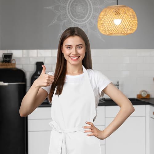 Avalon Kitchen white apron for women white aprons for adults chef apron for men grilling aprons for men - Image 4