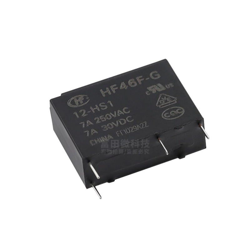 HF46F G 12 HS1T 4 دبوس 7A عادة مفتوح ريلاي 50 قطعة مجموعة مصفوفة - Image 3