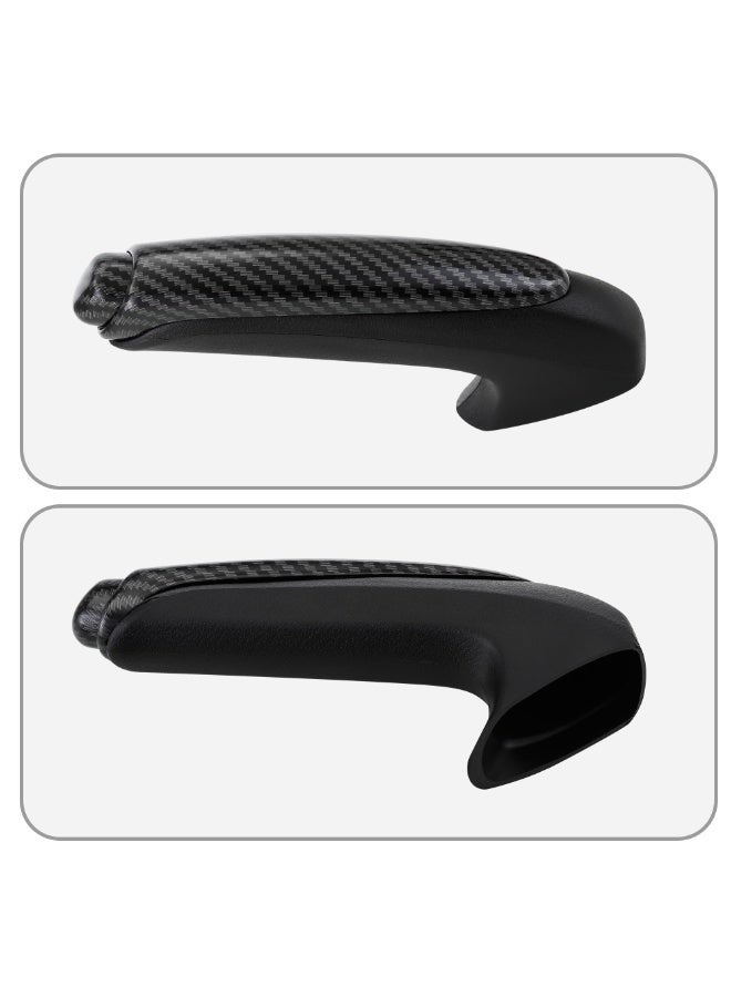 Emergency Brake Parking Handle Cover, 47115-SNA-A82ZA Car Handle Grip and Knob Set, Carbon Fiber Color Car Handbrake Cover Fits for Honda Civic 2006-2011 - Image 3