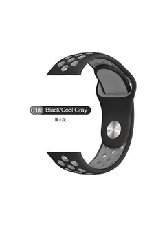 Beauenty Nike Dot Replacement Band For Apple Watch All Series Black/Grey  - Image 3