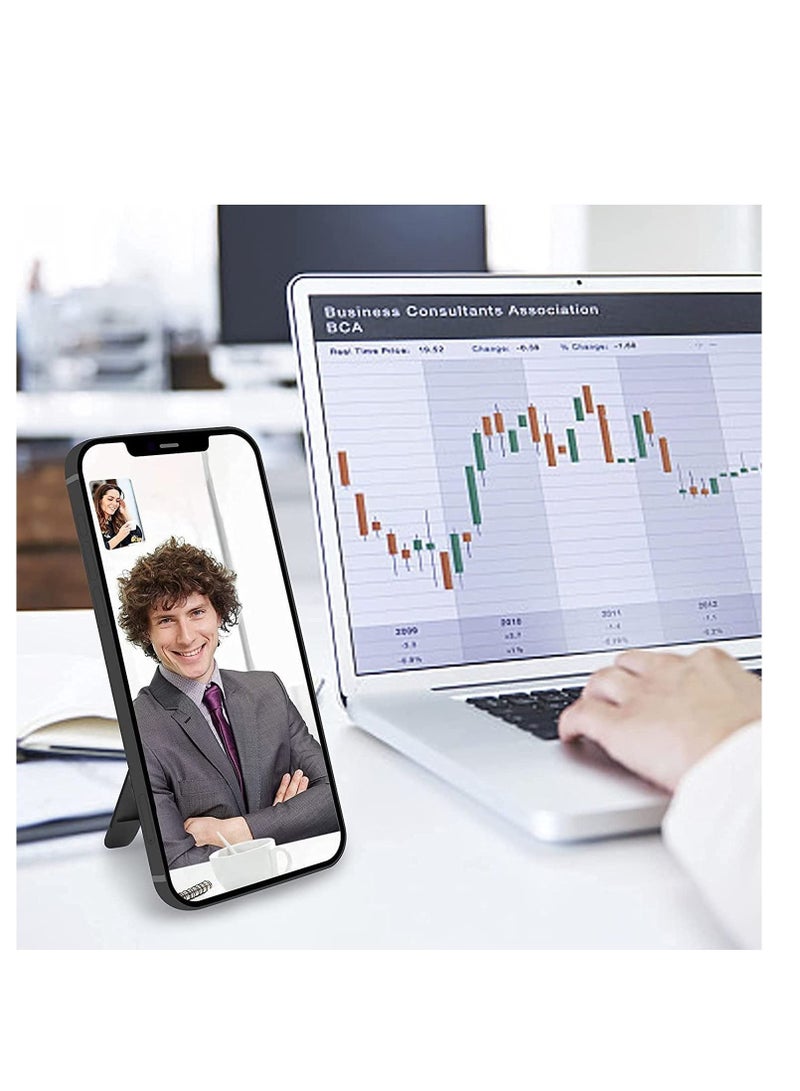 Captaintech Phone Stand Adjustable Phone Stand With Traceless Adhesive Tape, Folding Back Foldable Hidden Phone Holder, Mobile Travel Holder Compatible with All Models - Image 5