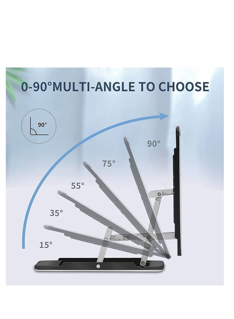 Captaintech Phone Stand Adjustable Phone Stand With Traceless Adhesive Tape, Folding Back Foldable Hidden Phone Holder, Mobile Travel Holder Compatible with All Models - Image 2