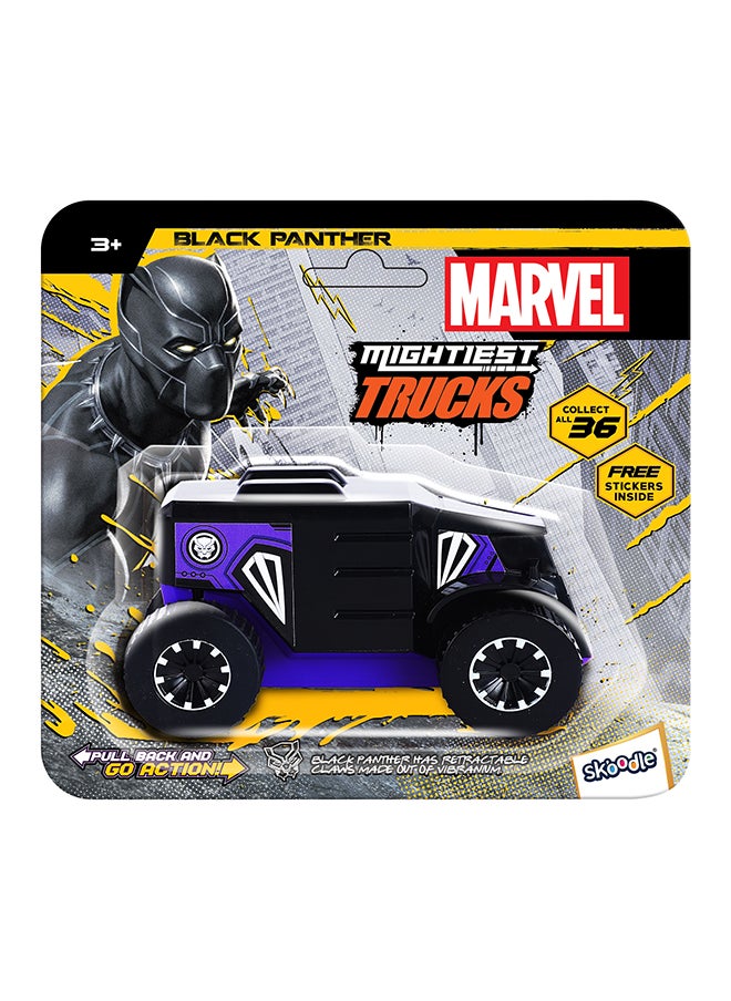 MARVEL سكودل سحب إلى الوراء أقوى شاحنة بانثر الأسود  - Image 1