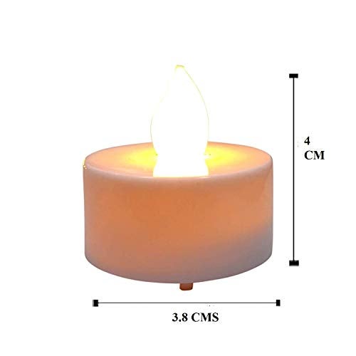 Ein Sof LED Tealight Candles - Set of 36 pcs, Safe, Eco-Friendly, and Long-Lasting Flameless & Smokeless Candles for Romantic Ambiance and Versatile Decorating - Warm White, 3cmx3cm - Image 2