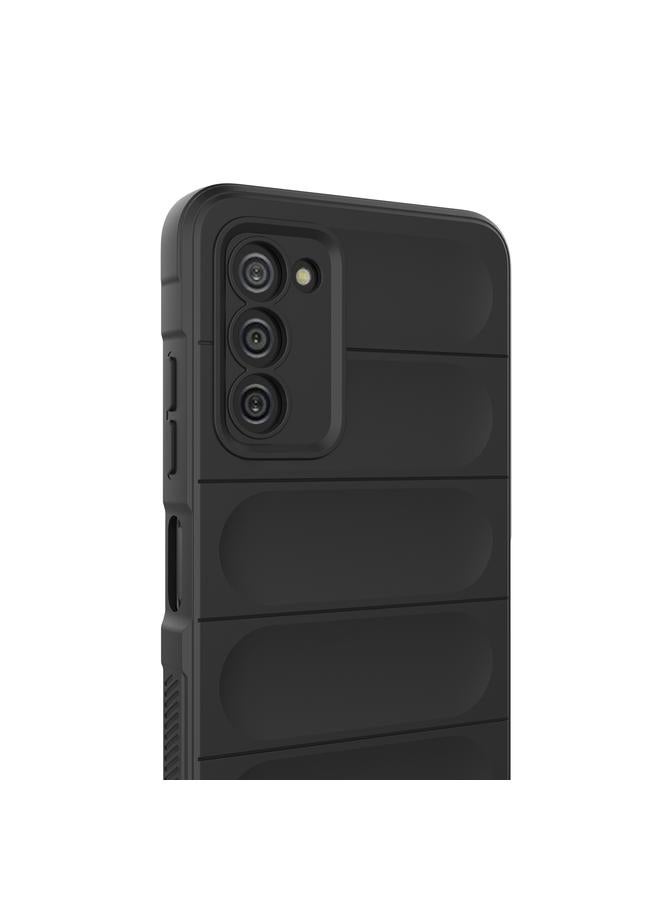 erorex Case For Samsung Galaxy A03S North US Version 165.8mm Magic Shield TPU + Flannel Phone Case - Image 5