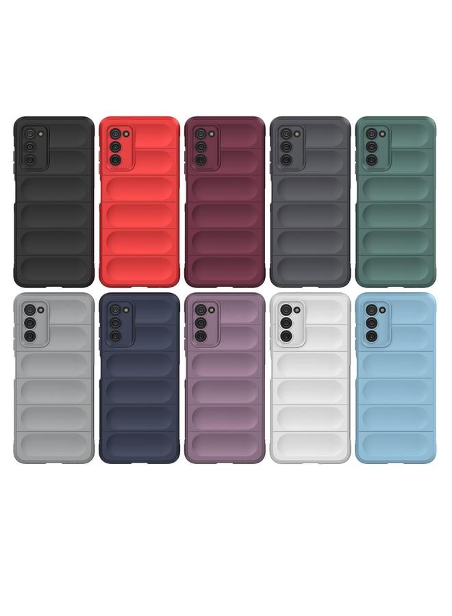 erorex Case For Samsung Galaxy A03S North US Version 165.8mm Magic Shield TPU + Flannel Phone Case - Image 2