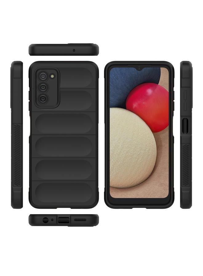 erorex Case For Samsung Galaxy A03S North US Version 165.8mm Magic Shield TPU + Flannel Phone Case - Image 3