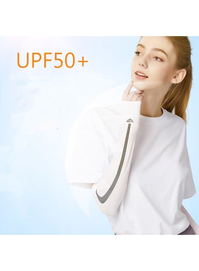 Goolsky Summer Ice Silk UV Protection Arm Sleeves – Unisex Outdoor Cycling Sports Sun Protection Sleeve, Breathable - Image 2