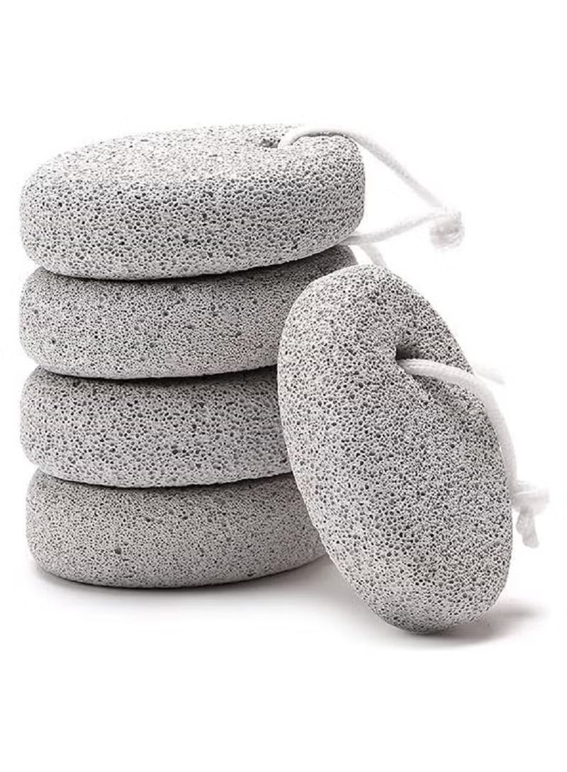 حجر طبيعي للقدمين - ادوات باديكير لازالة الجلد الصلب للقدمين واليدين - تقشير طبيعي للقدم لازالة الجلد الميت والكعب والمرفقين واليدين - Image 2