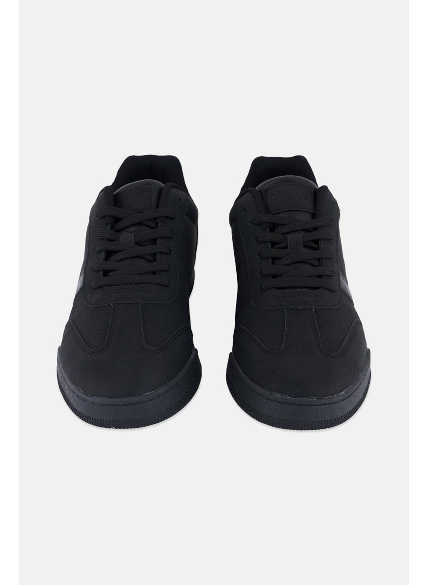 Algspar Men Lace Up Casual Shoes, Black  - Image 3