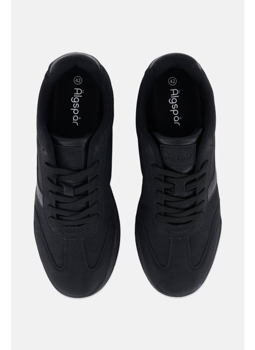 Algspar Men Lace Up Casual Shoes, Black  - Image 2