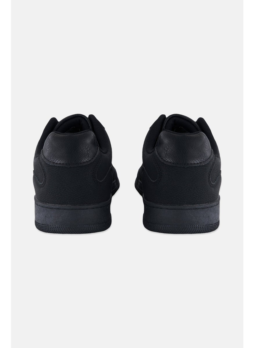 Algspar Men Lace Up Casual Shoes, Black  - Image 4