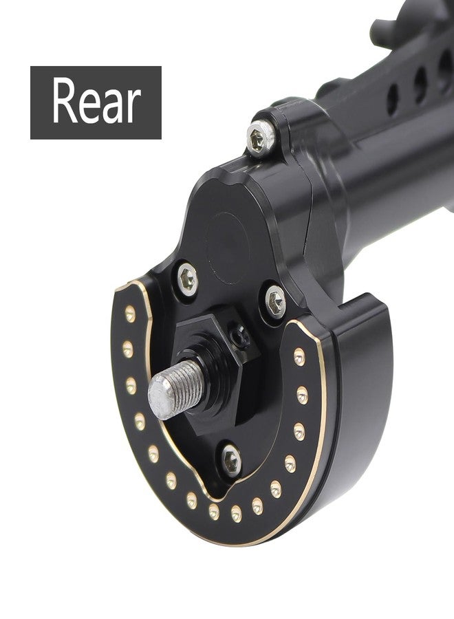 FACCNOY Brass Steering Knuckles Portal Front and Rear Cover Weights for 1/10 RC Crawler Car Vanquish VS4-10 Phoenix F10 Portal Axle Lower COG - Image 3