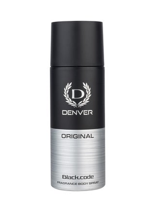 DENVER Black Code Original Deodorant Body Spray for Men 150ml