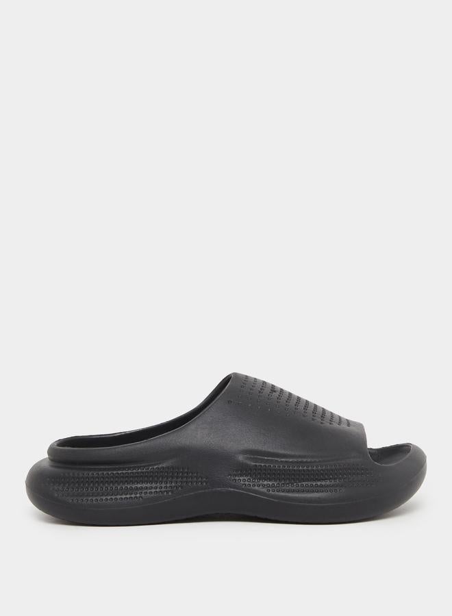 Styli Styli Perforated Open Toe Slip-On Slides  - Image 1