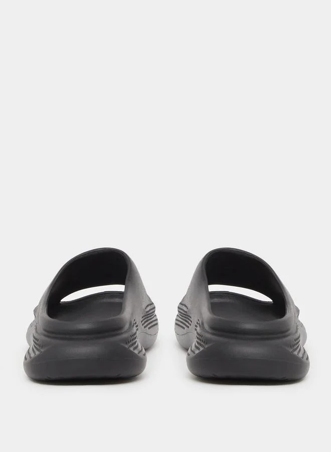 Styli Styli Perforated Open Toe Slip-On Slides